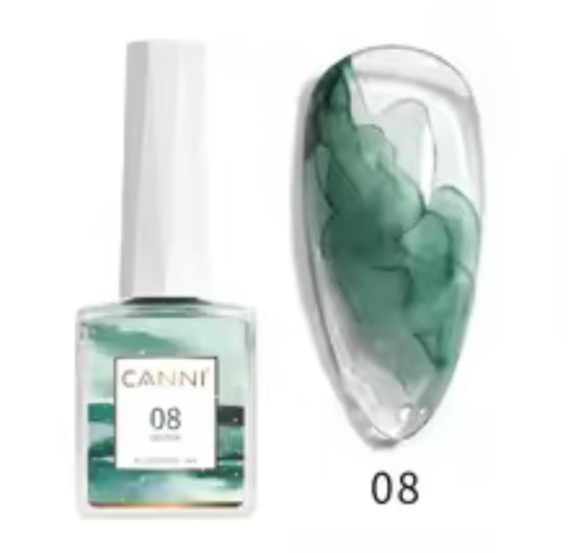 Canni Blooming Sans Hema Sans Tpo Gel Effet Marbré Aquarelle