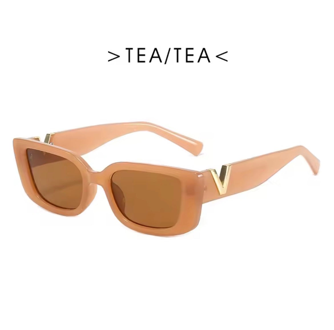 Lunettes De Soleil V Tendance À Monture Creuse Pour Femmes Et Hommes
