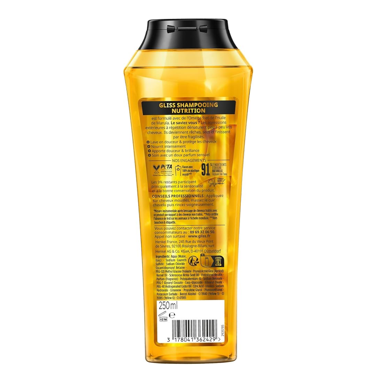 Schwarzkopf Gliss Shampoing Oil Nutritive