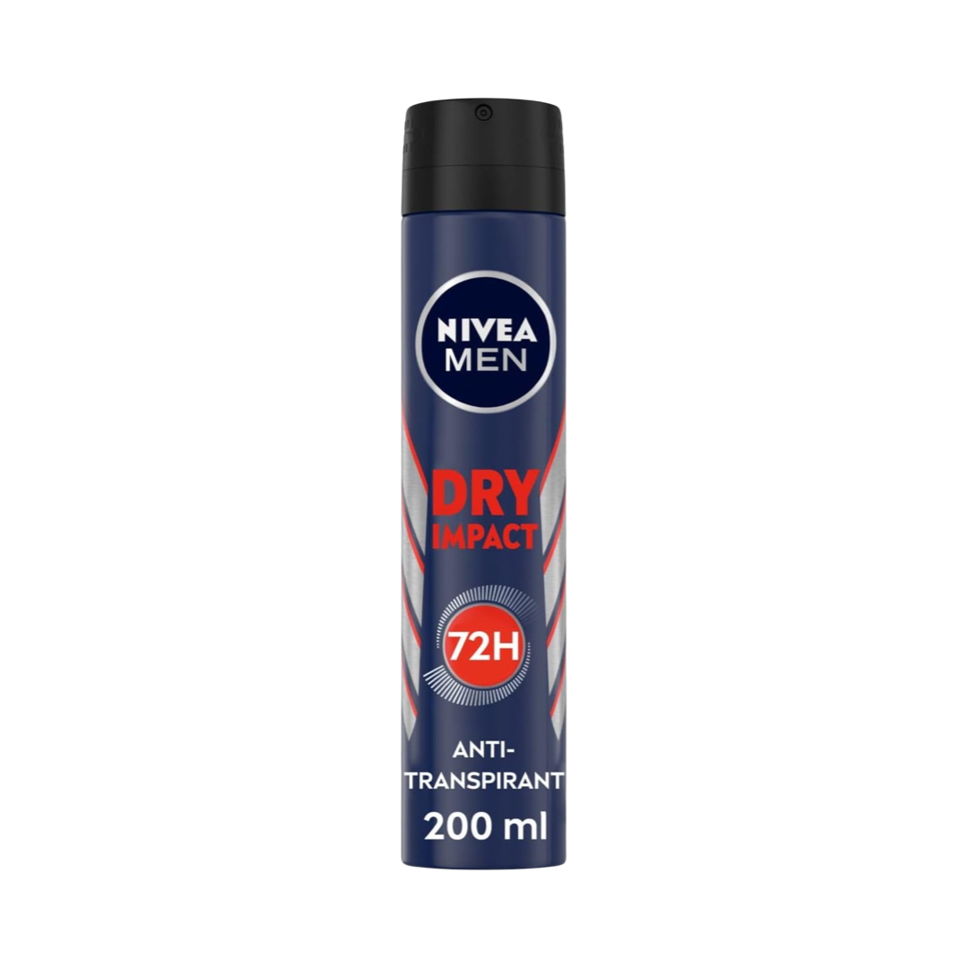 Nivea Men Déodorant Spray Dry Impact Efficace 72 H Anti-Transpirant Spray