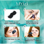 Myla Patchs Purifiant Au Charbon Pour Peaux Normales À Grasses 6 Patchs