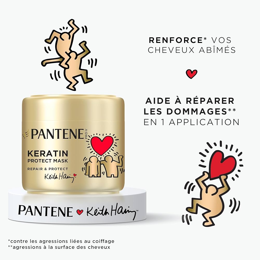 Pantene Pro-V X Keith Haring Art Collection Repair & Protect Keratin Protect Masque Capillaire