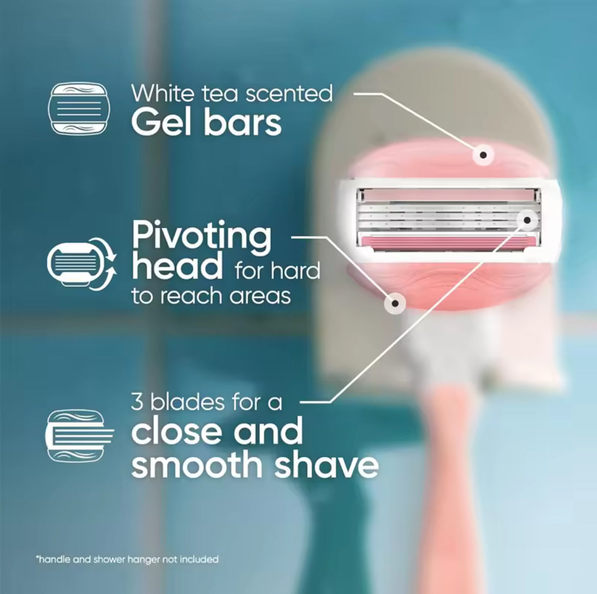 Gillette Venus Lames De Rasoir Comfortglide 3 Couches Lame Recharge 1 Pièce