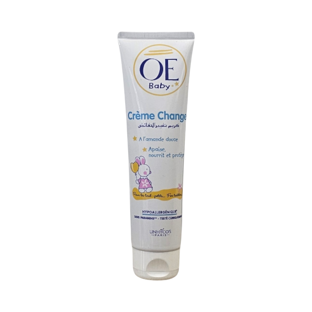 Oe Baby Crème Change À L'Amande Douce, Apaise, Nourrit Et Protège