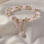 Bracelet Améthyste Style Bohémien & Papillon 🦋