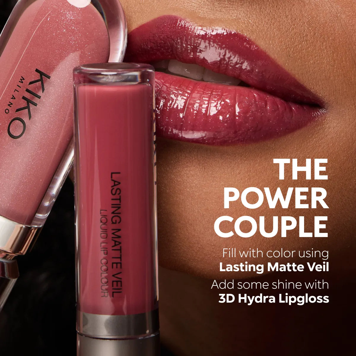 Kiko Lasting Matte Veil Liquid Lip Colour Rouge À Lèvres Liquide Longue Tenue Au Fini Mat