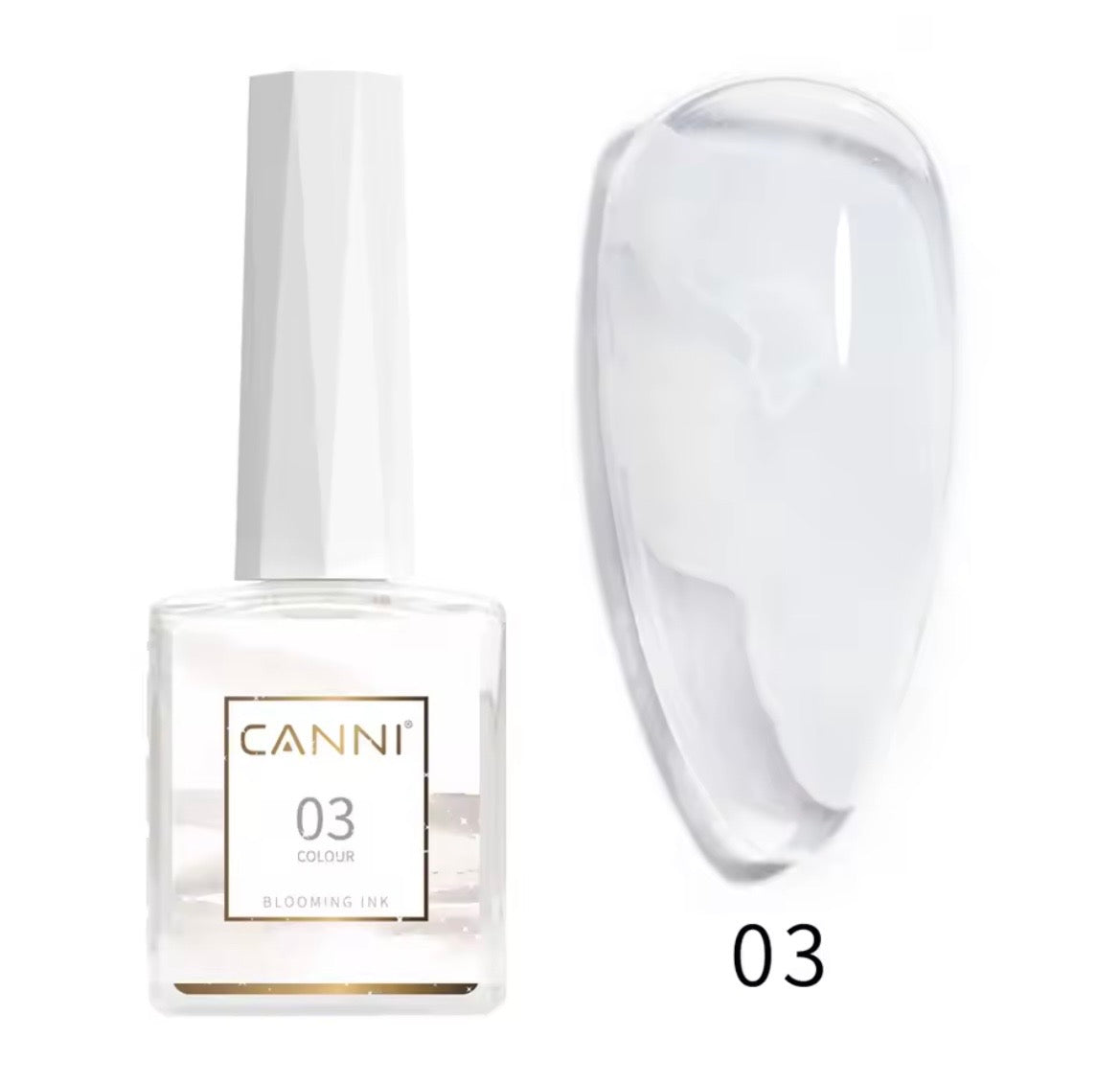 Canni Blooming Sans Hema Sans Tpo Gel Effet Marbré Aquarelle