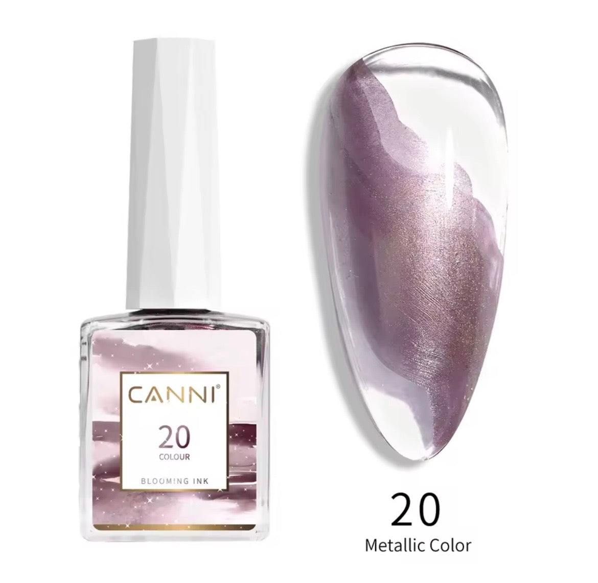Canni Blooming Sans Hema Sans Tpo Gel Effet Marbré Aquarelle