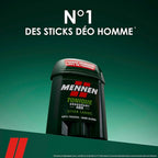 Mennen Tonique Déodorant Homme 24H Stick Large Sans Alcool Anti-Traces