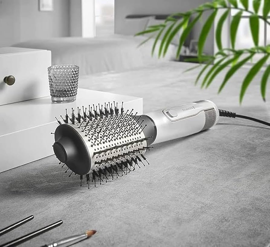 Remington Brosse Ovale Soufflante Ionique 3En1 Sèche Coiffe & Hydrate 1200W Céramique 3 Températures Variables/ 2 Vitesses As8901