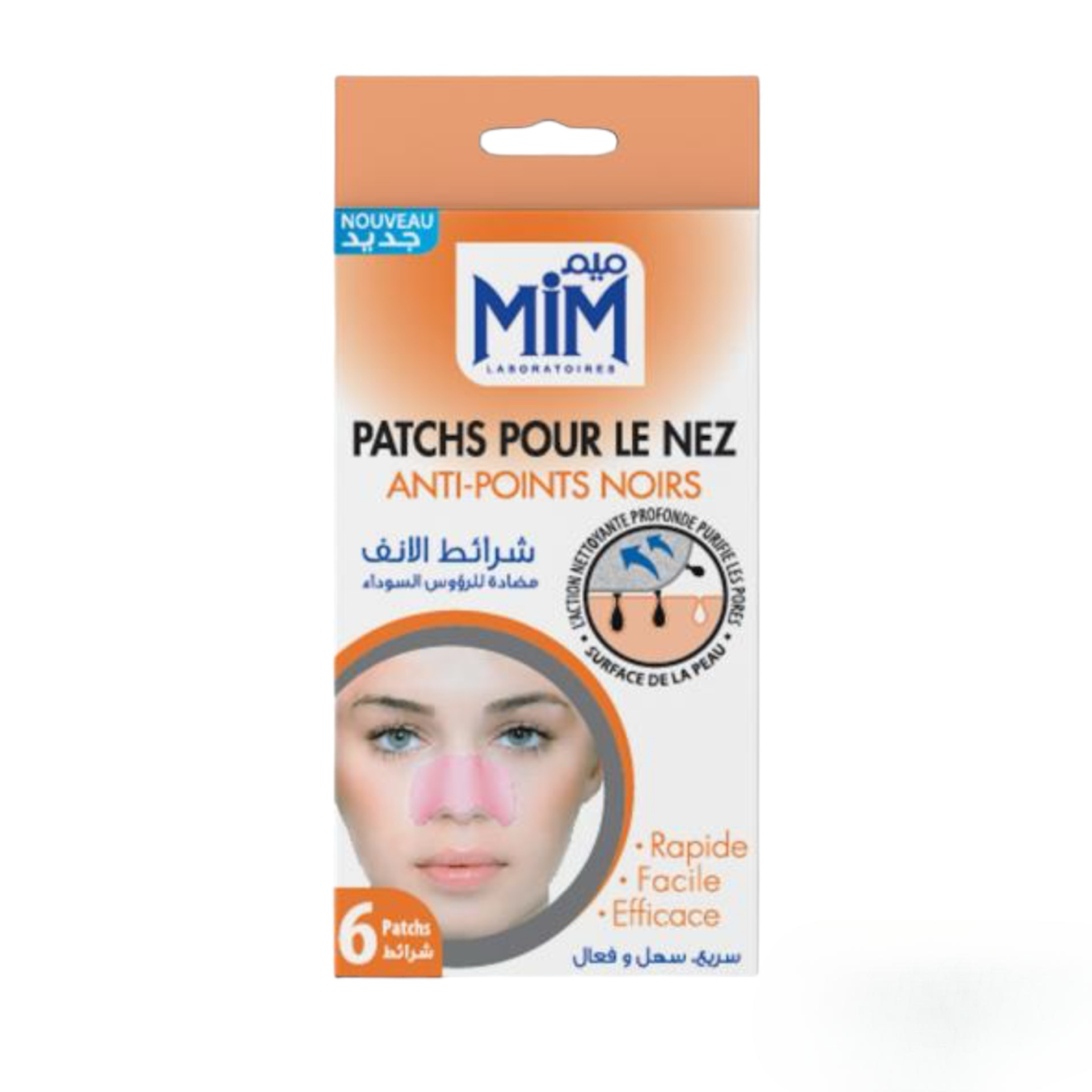 Mim Nettoyage En Profondeur Bandes De Nez Femme