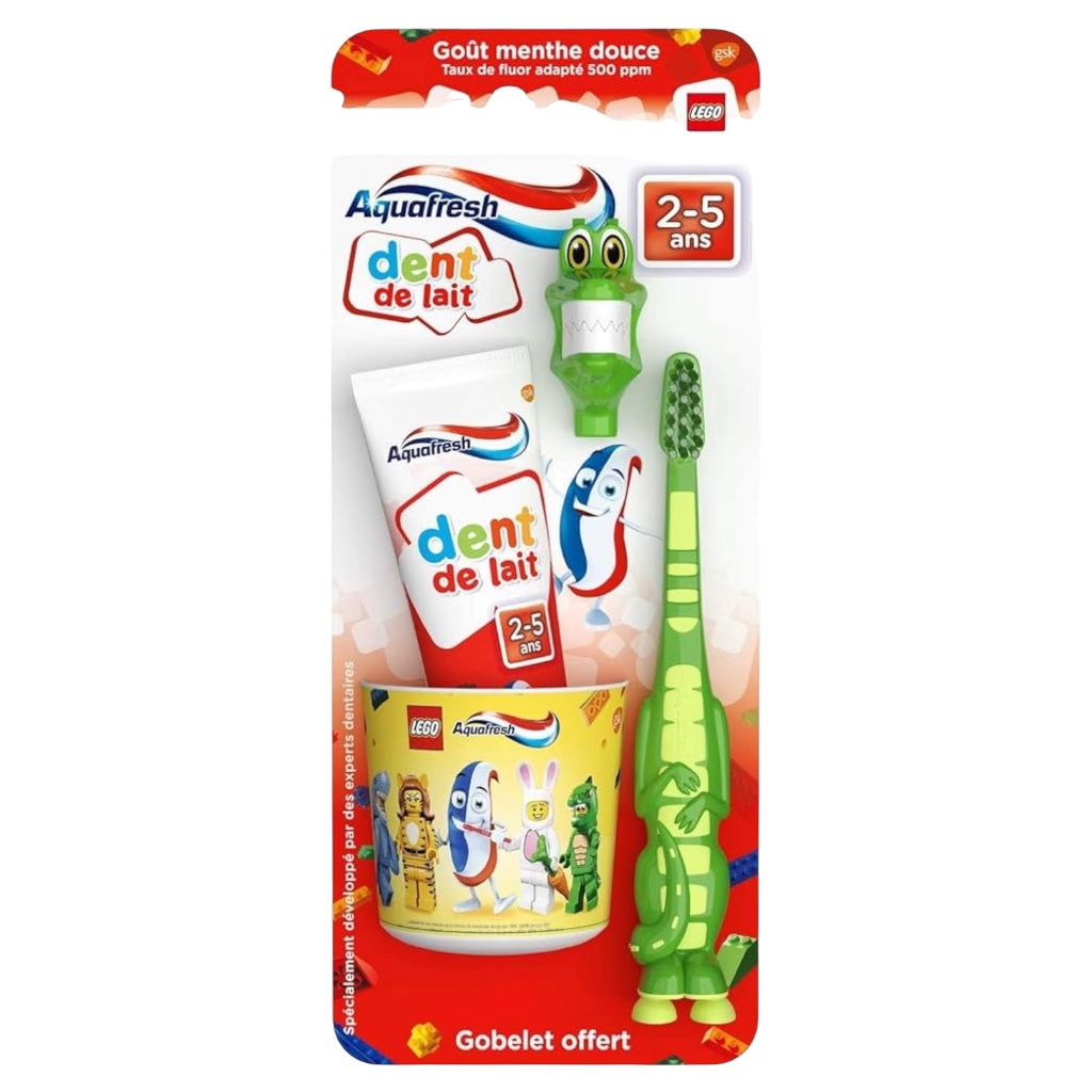 Aquafresh Kit De Protection Dentaire Pour Enfants De 3 À 5 Ans Saveur Menthe Douce Modèle Aléatoire