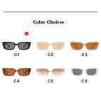 Lunettes De Soleil V Tendance À Monture Creuse Pour Femmes Et Hommes