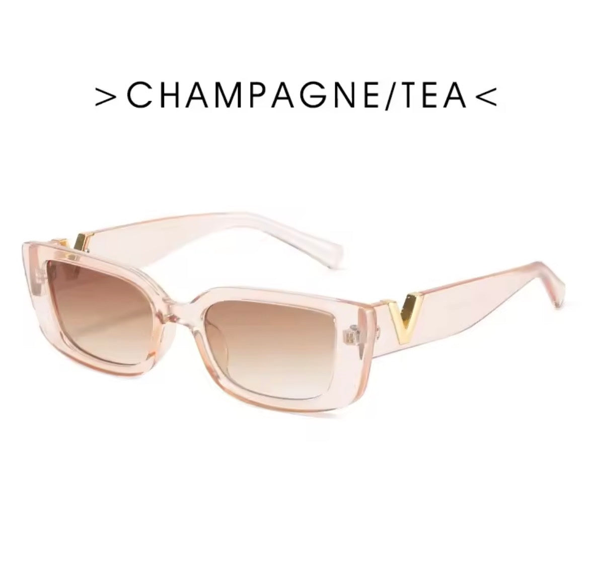 Lunettes De Soleil V Tendance À Monture Creuse Pour Femmes Et Hommes