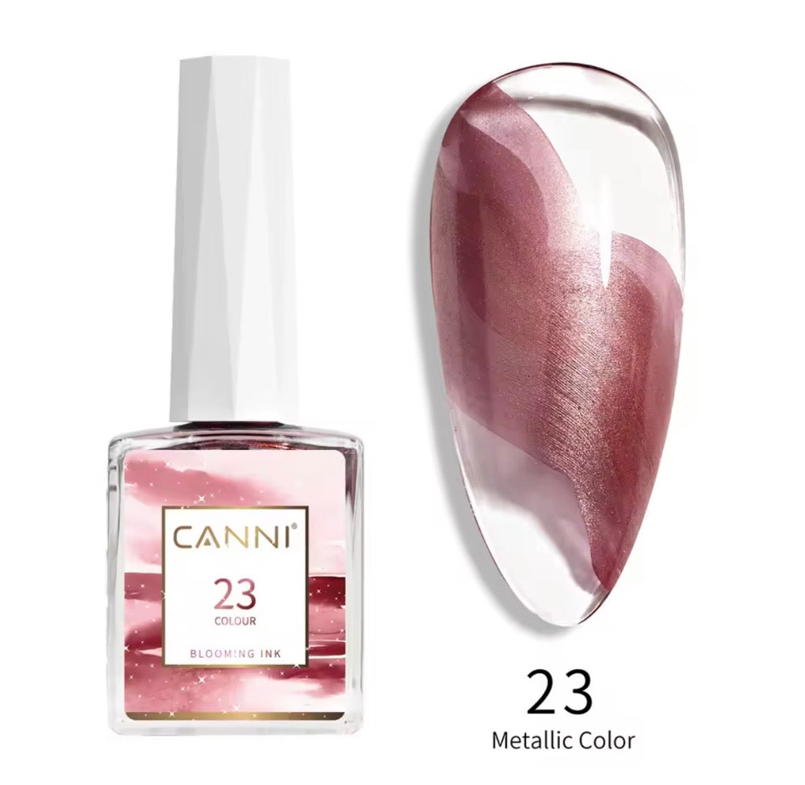 Canni Blooming Sans Hema Sans Tpo Gel Effet Marbré Aquarelle