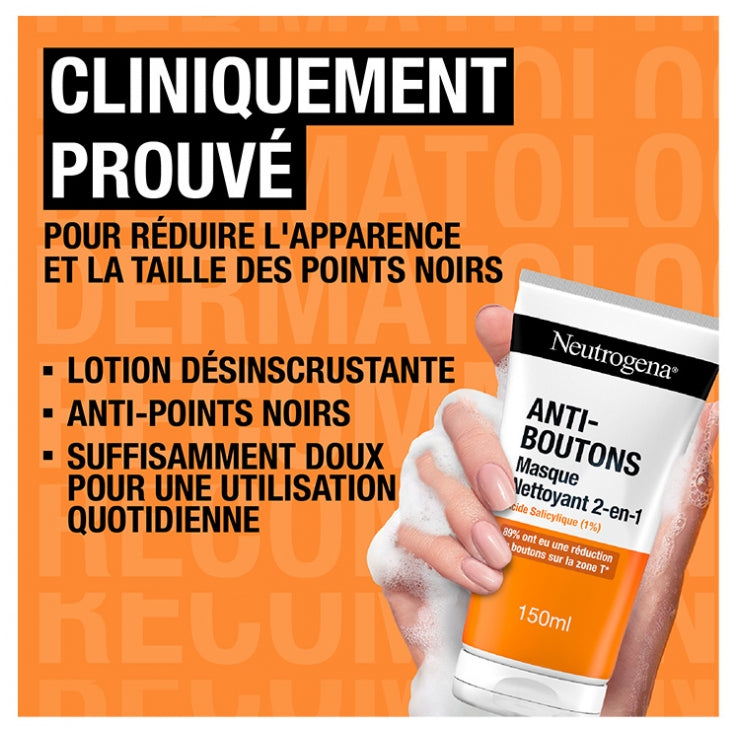 Neutrogena Visibly Clear Spot Proof - Nettoyant & Masque 2 En 1 Pour Le Visage