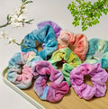 Élastique À Cheveux Chouchou En Peluche Douce Bandeaux Dégradés Super Féeriques Multicolore 1Pc