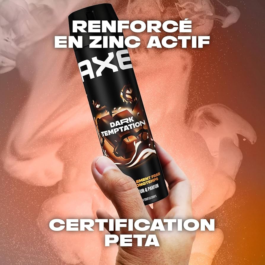 Axe Déodorant Homme Dark Temptation Parfum Chocolat