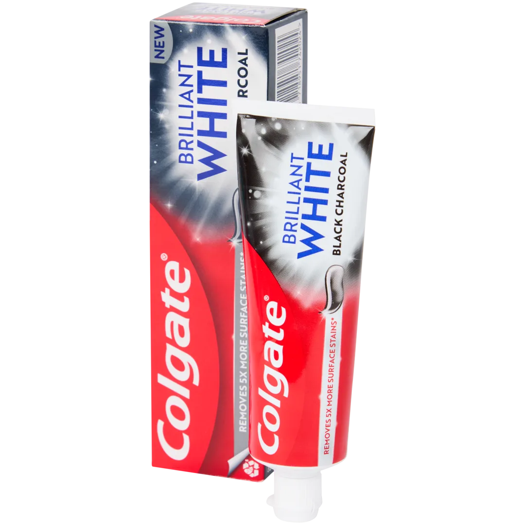 Colgate Dentifrice Advanced White Charcoal Whiter Teet In 14 Days