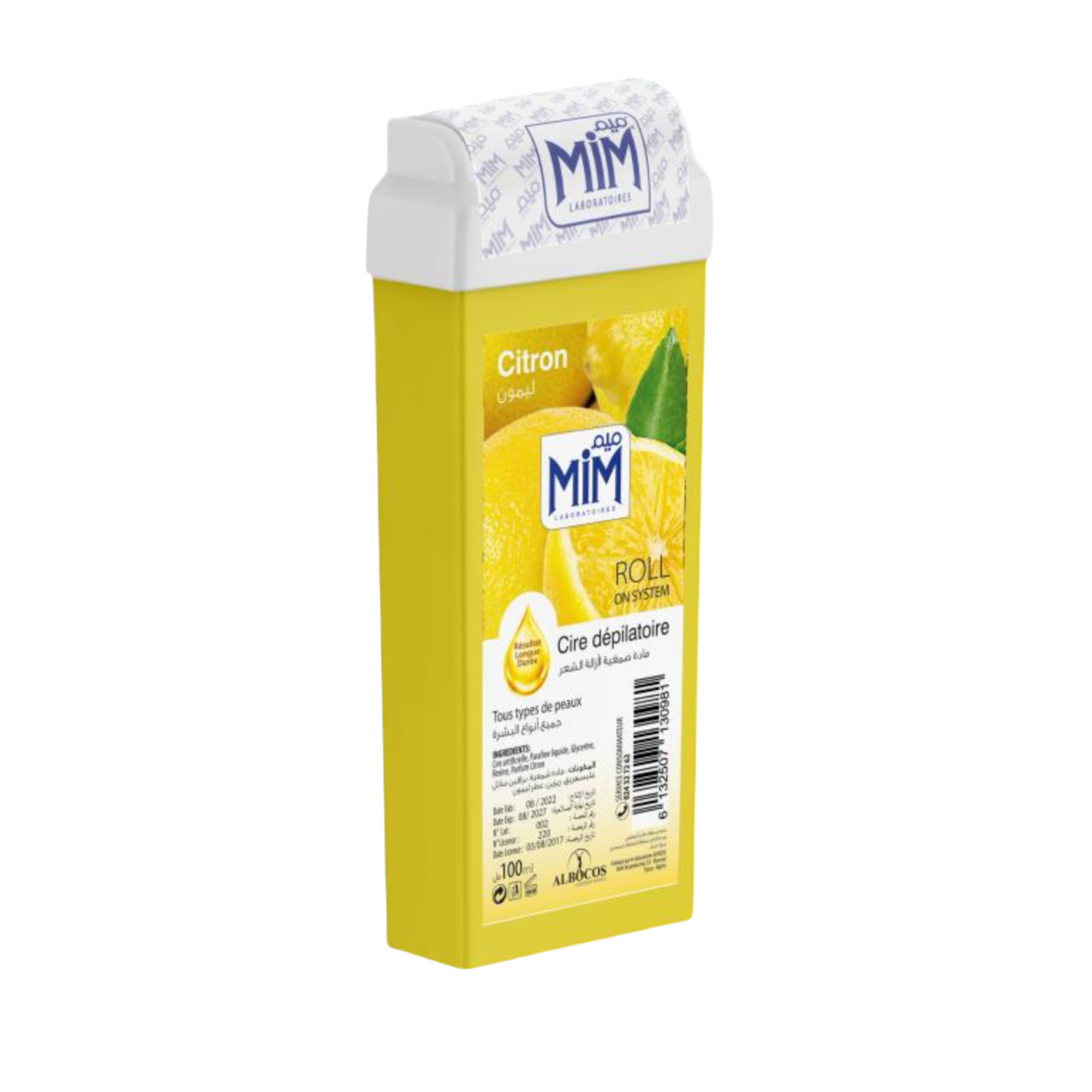Mim Roll Citron Cartouche De Cire Dépilatoire