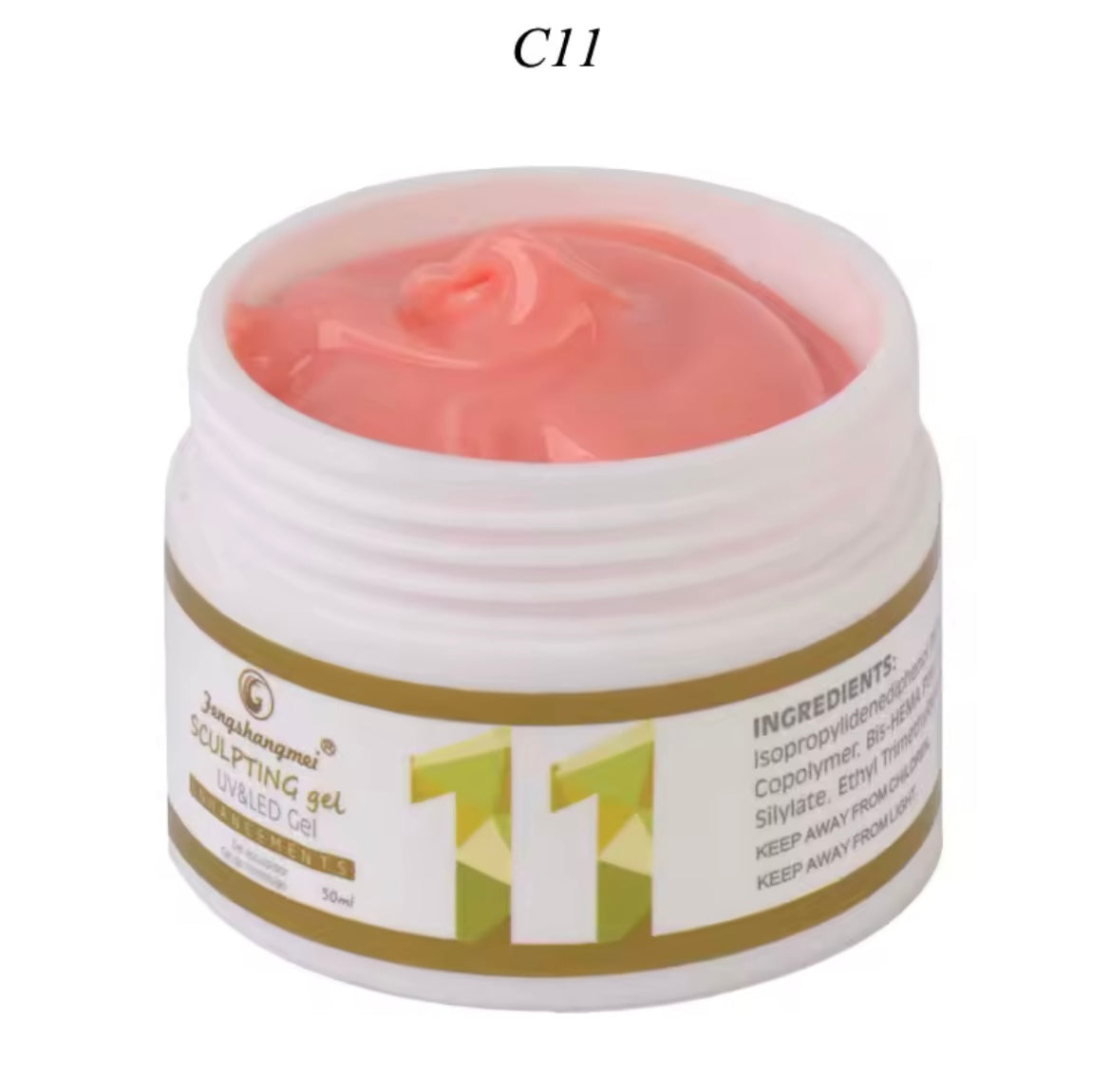 Fengshangmei Gel Constructeur Led/Uv 15G Et Gel D'Extension Extension Dure Et Rapide Retrait Facile