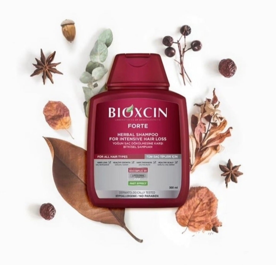 Bioxcin Shampoing Pour La Perte De Cheveux Forte - Pour Femme Et Homme