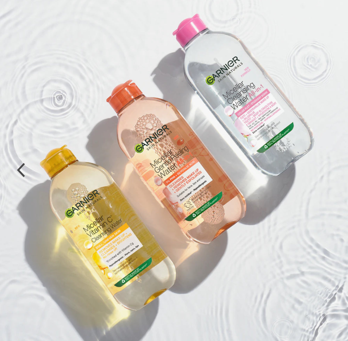 Garnier Skin Naturals - Eau Micellaire Exfoliante Douce