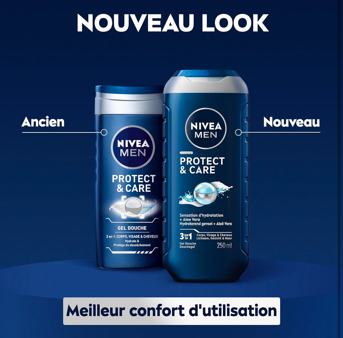 Nivea Douche De Soin Protect & Care Men