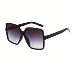 Lunettes De Soleil Oversize À Monture Pc À La Mode Pour Femmes Et Hommes Anti-Éblouissement