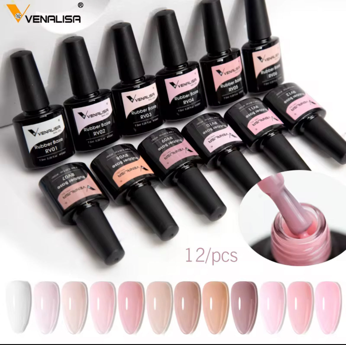 Venalisa Color Rubber Base Coat