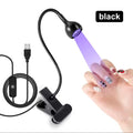 Lampe De Séchage Uv Led Pour Vernis À Ongles Pince De Bureau Flexible Mini Usb Portable Sèche-Ongles Outils De Salon De Manucure 360