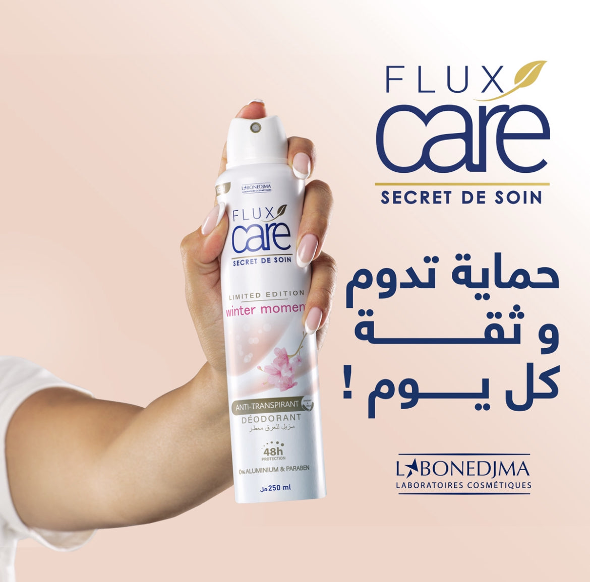 Flux Care Secret De Soin Déodorant Winter Moment Anti-Transpirant 48H Protection