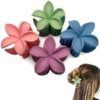 Pince À Cheveux Fleur Pince À Cheveux Fleur Rose 1 Pièce