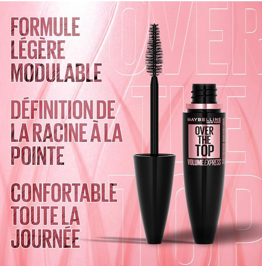 Maybelline New York Mascara Volum' Express Over The Top Length Black