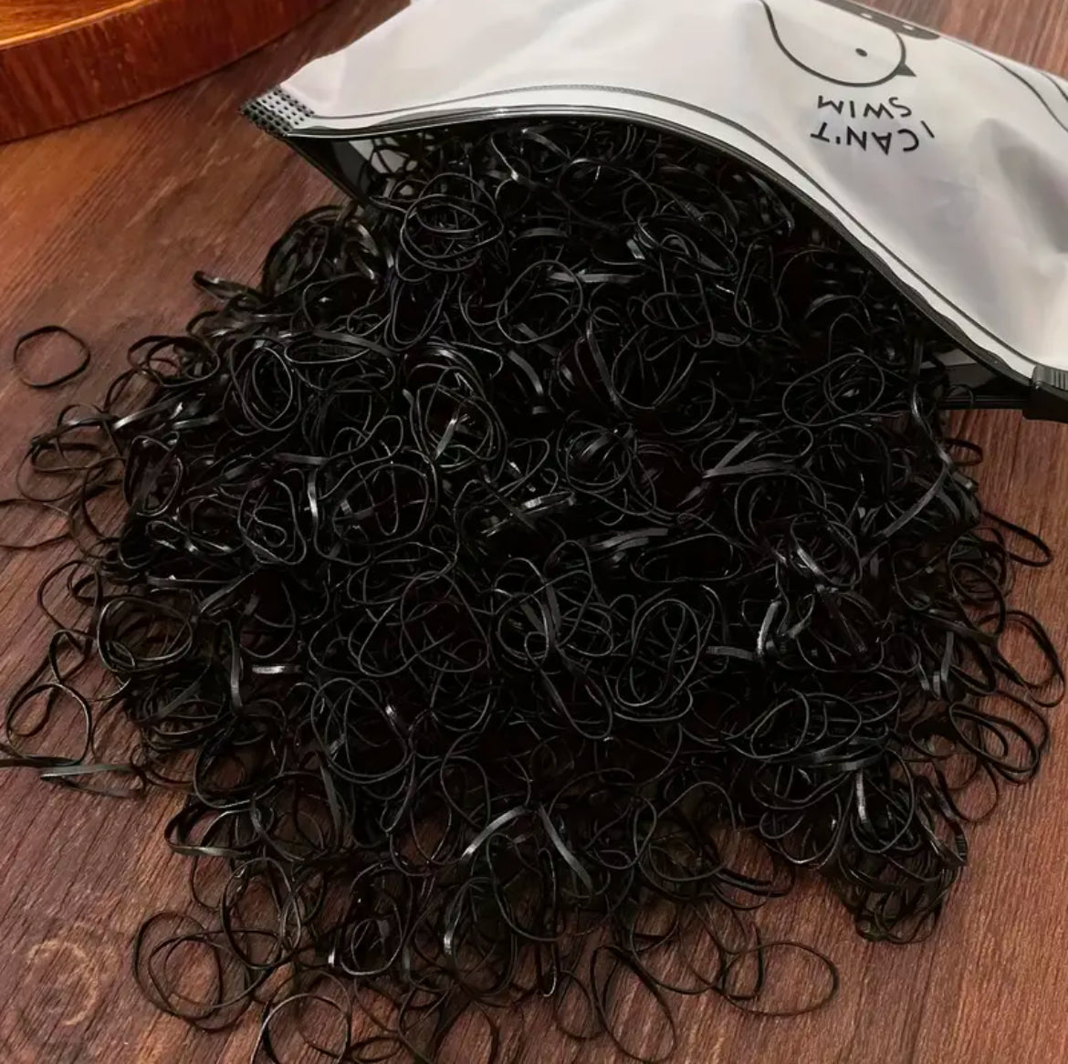 100 Élastiques Cheveux Colorés Accessoires Cheveux Femme