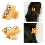 1Pc Petites Pinces À Cheveux Griffes En Acrylique Pinces À Cheveux Pour Filles Femmes Accessoires De Cheveux De Couleur Unie