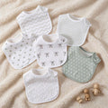 1Pc Bavoir Pour Bébé En Coton Doux
