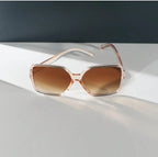 Lunettes Carrées Surdimensionnées Pour Femmes Avec De Petits Motifs Géométriques Verres Dégradés