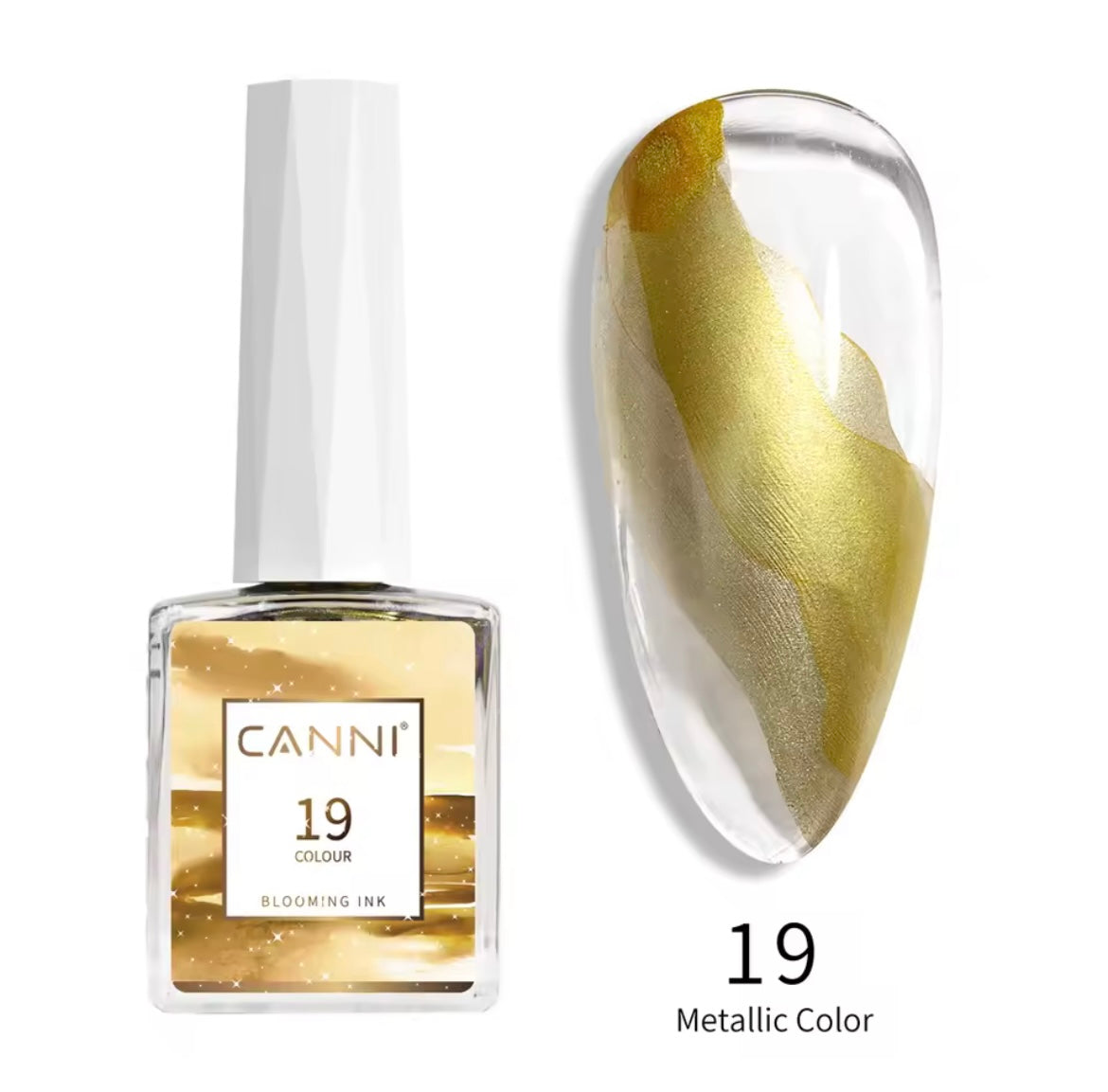 Canni Blooming Sans Hema Sans Tpo Gel Effet Marbré Aquarelle