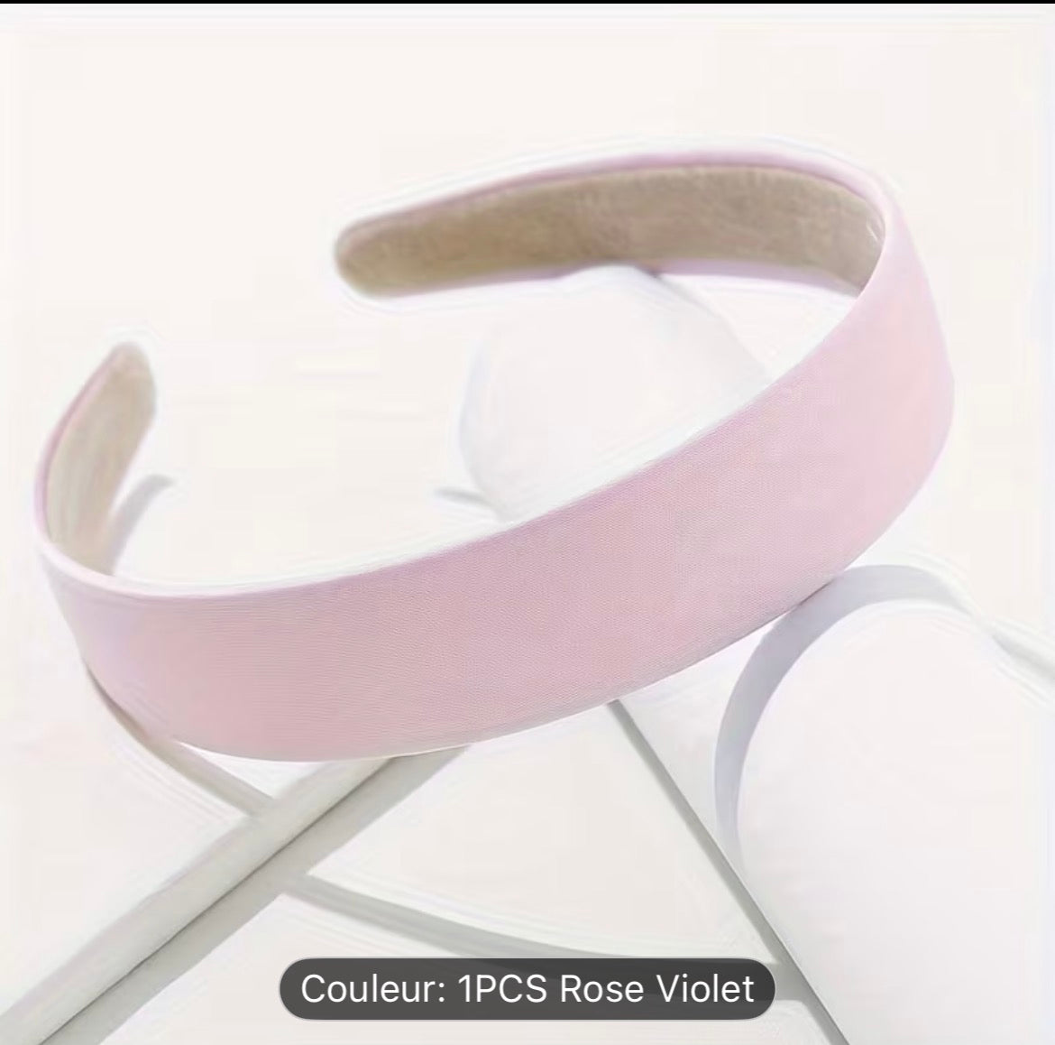 1 Bandeau De Style Simple Cerceau Antidérapant Large Bord Accessoires De Coiffure Élégants Serre Tête