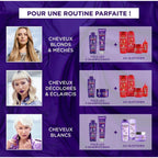 Elseve Masque Violet Démêlant Déjaunisseur Pour Cheveux Méchés Blonds Ou Blancs