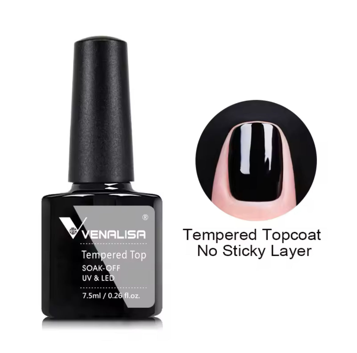 Venalisa Tempered Top Coat Uv & Led