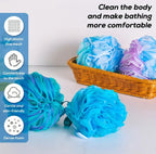 Éponges De Luffa En Forme De Fleur Chouchou Boules De Douche En Filet 1Pc