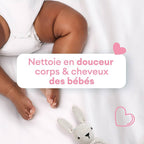 Cadum Bébé Gel Nettoyant Corps Et Cheveux À L'Huile D'Amandes Douces Bio