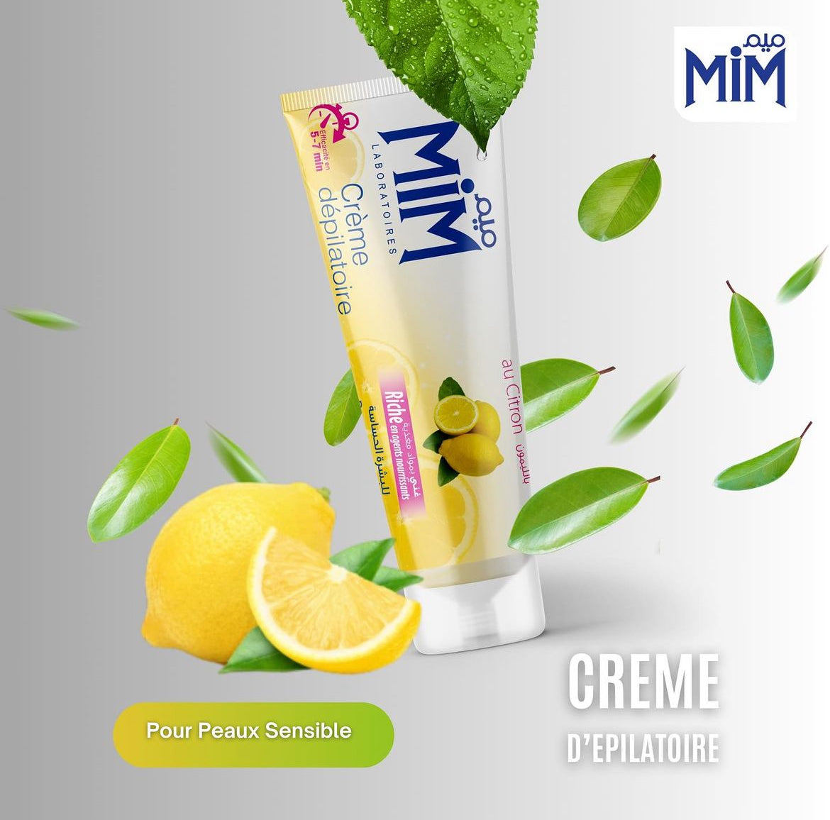 Mim Crème Dépilatoire Citron Pour Peau Normale