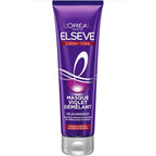 Elseve Masque Violet Démêlant Déjaunisseur Pour Cheveux Méchés Blonds Ou Blancs