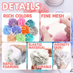Éponges Exfoliants Pour Le Bain Petits Éponges À Loofah Pour La Douche