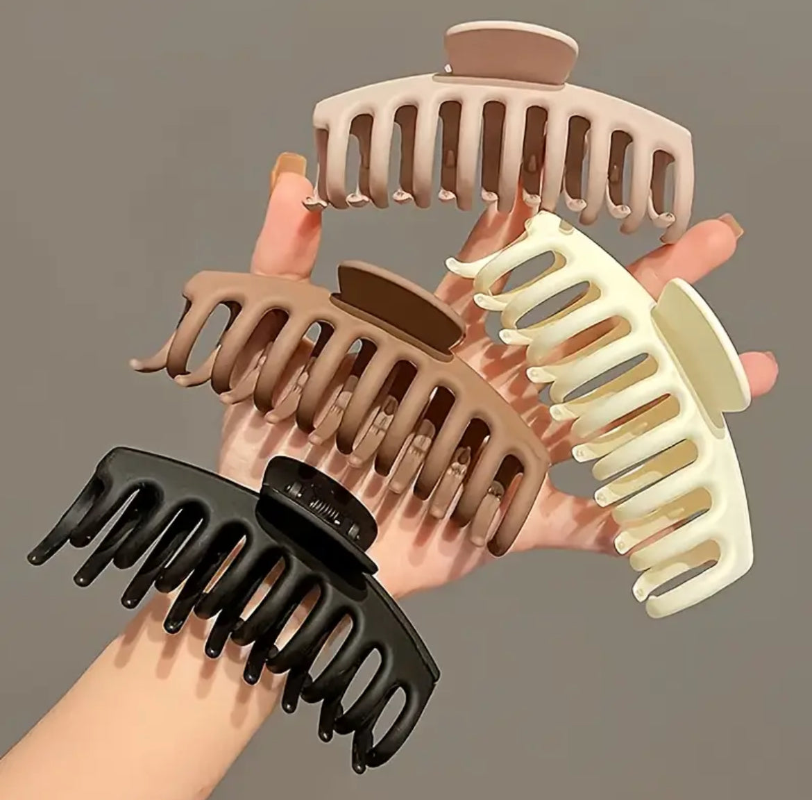 Grande Pince À Cheveux À Griffes De Quille - Une Pince Anti-Glisse Et Solide 1Pc