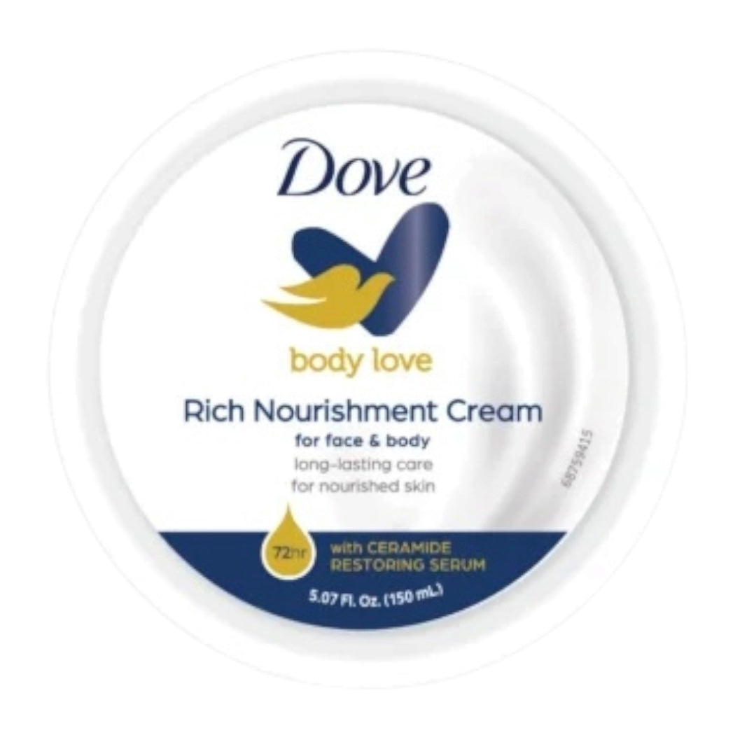 Dove Body Love Rich Nourishment Cream Crème Nourrissante Visage & Corps