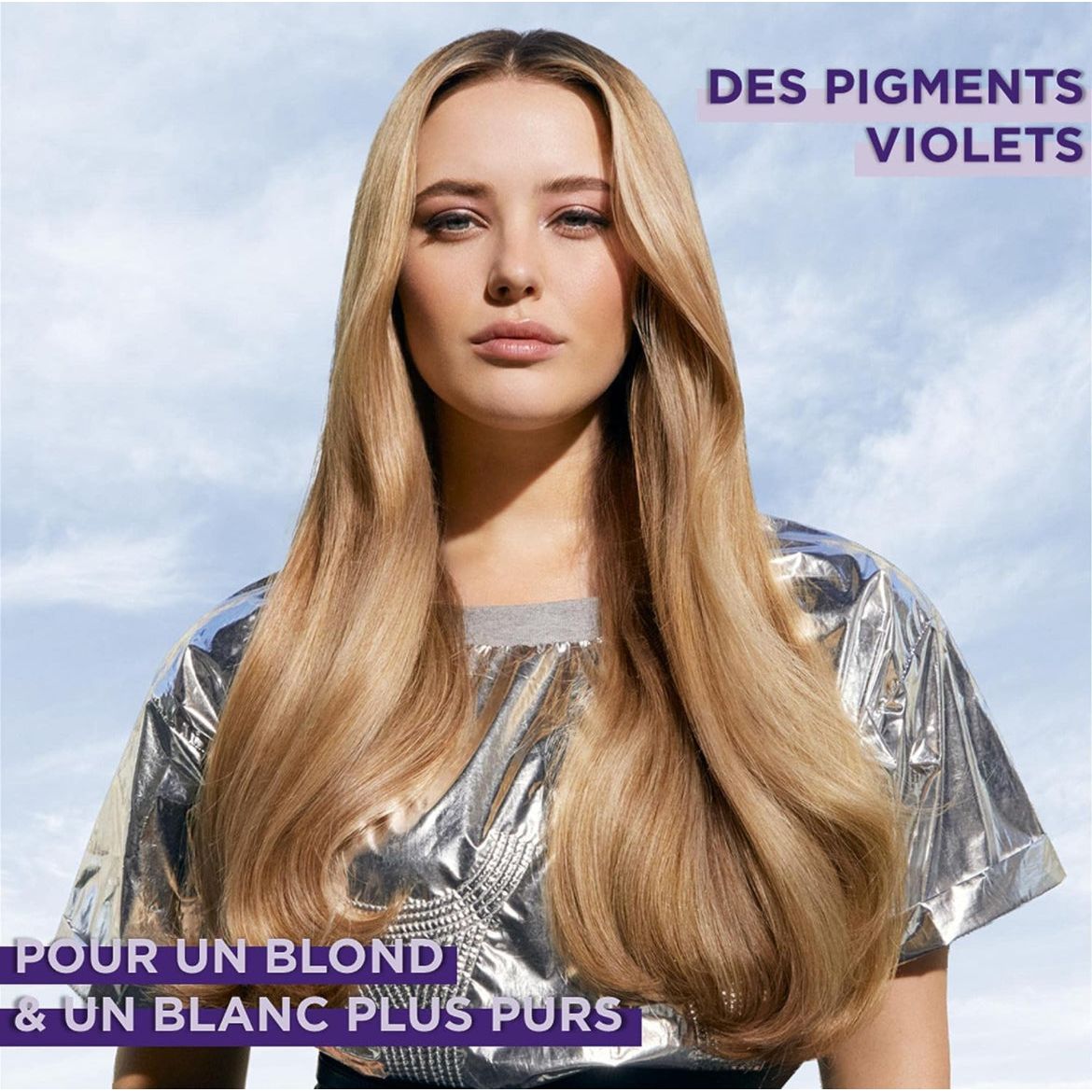 Elseve Masque Violet Démêlant Déjaunisseur Pour Cheveux Méchés Blonds Ou Blancs